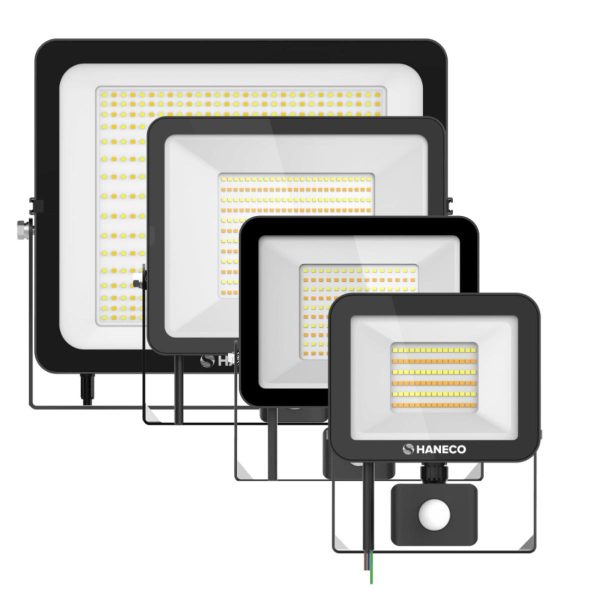 Haneco Black STAXG4 75/100W LED Floodlight - Image 4